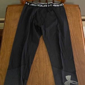 Black Under Armour tight fight pants